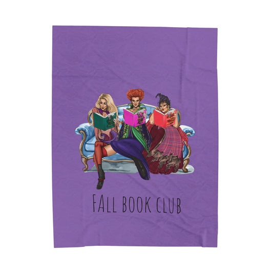 Fall Book Club Blanket
